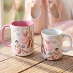 Personalised Ballet Shoes Ballet Tutu Ceramic Mug with Name Dance Competition Recital Birthday Gift for Girls Ballet Lovers Dancers