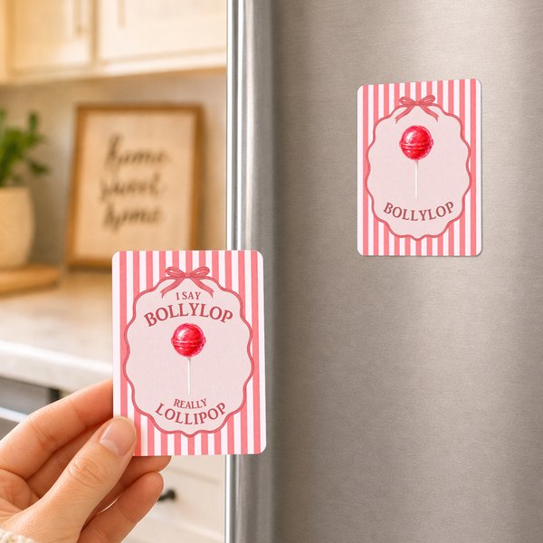 Personalized Baby First Word Mispronunciation Fridge Magnet with Pattern Home Decor Birthday Gift for Toddlers New Parents
