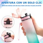 Botella de agua deportiva personalizada con silueta de futbolista nombre y número regalo de cumpleaños para adolescentes