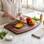 Personalised Beach Themed Charcuterie Chopping Board with Name and Text Housewarming Wedding Gift for Family Best Friends