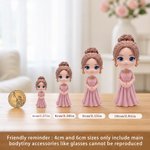 Personalized 3D Bridesmaid Photo Figurine Ornament with Text Desk Decoration Wedding Bachelorette Party Gift for Bridesmaid