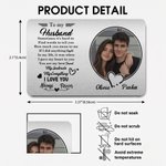 Personalised Sometimes It's Hard to Find Words Photo Wallet Card with Names Valentine's Day Anniversary Gift for Couples