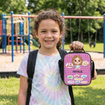 Personalised Cartoon Character I'm Kind I'm Brave Backpack Lunch Bag Pencil Case Set with Name Daily Use Back to School Gift for Kids