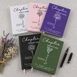 Personalised Birth Flower A5 Journal Notebook with Name and Age Daily Use Birthday Gift for Woman Girl Best Friend