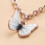 Personalised 1-6 Family Birth Butterflies Bracelet Wedding Jewellery Birthday Anniversary Gift for Bridal Mum Besties