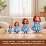 Personalized Princess Character Photo Keepsake Figurine with Name Room Decor  Birthday Anniversary Gift for Girls Daughters