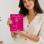 Personalised Birth Flower A5 Journal Notebook with Name and Age Daily Use Birthday Gift for Woman Girl Best Friend