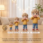 Personalized Cake Photo to 3D Figurine with Name Daily Use Room Decor Birthday Gift for Kids Family Friends