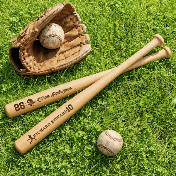 Personalized Minimalist Style Baseball Softball Bat with Name and Number Game Day Birthday Gift for Kids Softball Baseball Players