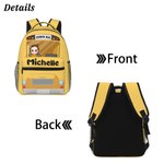 Personalised School Bus Cartoon Character School Bag with Name Back to School Birthday Gift for Kids