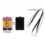 Personalised Pixar Style Pencil Crayon Cartoon Teacher ID Card Badge Holder with Text Back to School Appreciation Teacher's Day Gift for Educator