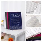 Personalised A New Chapter Wildflowers A5 Journal Notebook with Name Birthday Retirement Gift for Woman Teacher Retiree