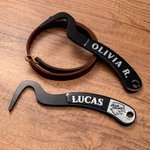 Personalised Horse Hoof Pick with Text and Logo Horse Grooming Tool Birthday Gift for Horse Owners