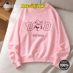 Personalised Line Art Cartoon Marsupilami Multicolour T-shirt Sweatshirt Hoodie with Year Birthday Father's Day Gift for Family | Callie × Marsupilami®