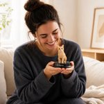 Figura 3D personalizada a partir de foto con base y nombre adorno decorativo y regalo conmemorativo para familia amigos o amantes de las mascotas