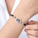 Personalized Pet Photo Bracelet with Engraved Name Birthday Pet Remembrance Gift for Pet Owners Lovers