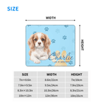 Personalized Watercolor Pet Photo Non-Slip Mouse Pad Desk Mat with Name Daily Use Birthday Gift for Pet Lovers Friends