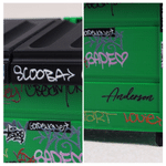 Personalized Graffiti Style Dumpster Shaped Pencil Holder with Text Desk Decor Birthday Housewarming Graduation Gift for Friends Students