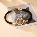 Personalized Pet Photo Bracelet with Engraved Name Birthday Pet Remembrance Gift for Pet Owners Lovers
