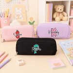 Personalised Apple Notebbook Doodle Initial Three-Layer Pencil Case with Name School Supply Back to School Birthday Gift for Kids