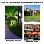 Lámpara solar de jardín personalizada con foto nombre y año decoración regalo conmemorativo por pérdida de un ser querido