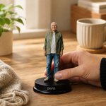 Gepersonaliseerd 3D fotobeeldje met voet en naam woondecoratie en herinnering condoleance cadeau voor familie vrienden en huisdierenliefhebbers