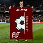 Personalized Soccer Soft Throw Blanket with Name and Number Home Decor Birthday Gift for Friends Family Soccer Players