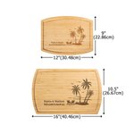 Personalised Beach Themed Charcuterie Chopping Board with Name and Text Housewarming Wedding Gift for Family Best Friends