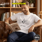 Personalised Line Art Cartoon Marsupilami Multicolour T-shirt Sweatshirt Hoodie with Year Birthday Father's Day Gift for Family | Callie × Marsupilami®