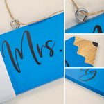 Plaque personnalisée en bois avec le nom de l'enseignant, pour la porte de la classe ou comme décoration murale. Idée cadeau pour la rentrée scolaire ou la Journée des enseignants.