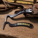 Personalised Horse Hoof Pick with Text and Logo Horse Grooming Tool Birthday Gift for Horse Owners