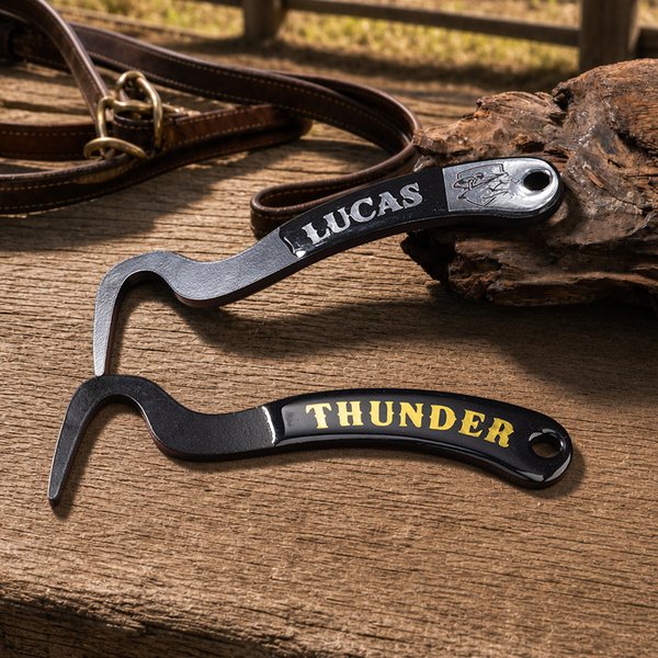 Personalised Horse Hoof Pick with Text and Logo Horse Grooming Tool Birthday Gift for Horse Owners