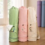Personalisierte große Yogatasche mit Yoga-Pose und Namen Stickerei | Geburtstag Geschenk für Pilates- und Yoga-Liebhaber