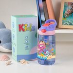Personalized Cartoon Kid Diver Ocean Animal 16 oz Water Bottle with  Name and Straw Summer Vacation Back to School Birthday Gift for Girls Boys