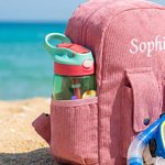 Personalized Cartoon Kid Diver Ocean Animal 16 oz Water Bottle with  Name and Straw Summer Vacation Back to School Birthday Gift for Girls Boys