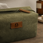 Personlig toalettväska i klassisk monogramdesign med stor kapacitet och namn – ett oumbärligt resetillbehör för daglig användning och en perfekt födelsedagspresent till män