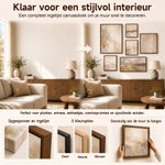 Gepersonaliseerde moderne canvasafdruk in olieverfstijl met foto en naam housewarming- en verjaardagscadeau voor familie en vrienden
