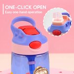Personalized Cartoon Kid Diver Ocean Animal 16 oz Water Bottle with  Name and Straw Summer Vacation Back to School Birthday Gift for Girls Boys