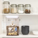 Henkilökohtainen ”A Day in the Life of a Pet” -aiheinen, kosteudenkestävä lemmikkiruokasäilytysastia, jossa on kansi ja nimi – lemmikkitarvikkeet, syntymäpäivälahja koiranomistajille ja koiranystävill