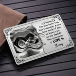 Personalised Love Baby Ultrasound Photo Wallet Card with Name Anniversary Baby Shower Pregnancy Reveal Gift for Husband Expectant Father