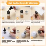 Personalizowany stempel do piłek golfowych z monogramem i imieniem w metalowym pudełku prezent dla miłośników golfa na urodziny i dzień gry