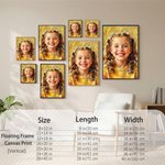 Personalisierte Fotoleinwand im Ölgemälde-Stil mit Rahmen & Namen: Wanddeko Geschenk zum Einzug & Jahrestag