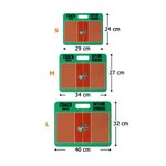 Pizarra táctica de baloncesto personalizada resistente con logo nombre y rotulador regalo de entrenamiento para entrenadores deportivos
