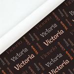 Personalized Multicolour Name Word Cloud Wrapping Paper Set of 3 Birthday Anniversary Party Gift for Girl Boy Woman Man