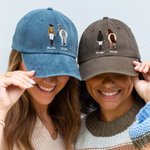 Personalised Cartoon Character Horse Back View Baseball Cap with Name Daily Wear Birthday Gift for Friends Horse Lovers