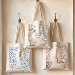 Personalized Vintage Floral Sparrow Mandarin Duck Large Capacity Tote Bag with Name and Year Daily Use Anniversary Gift for Woman Couple