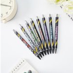 Personalised Apple Crayon Glitter Refillable Ballpoint Pen with Text Back to School Appreciation Teacher's Day Gift for Teacher