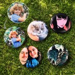 Personalised Durable Photo PDGA Legal Disc Golf Mini Marker Daily Use Anniversary Birthday Gift for Disc Golf Lovers Father Friend
