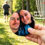 Personalised Durable Photo PDGA Legal Disc Golf Mini Marker Daily Use Anniversary Birthday Gift for Disc Golf Lovers Father Friend