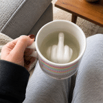 Henkilökohtainen ”I'm A Ray of Fucking Sunshine” -keskisormimuki, 11 oz, keraaminen, nimellä varustettu, päivittäiseen käyttöön, syntymäpäivälahja ystävälle tai työtoverille